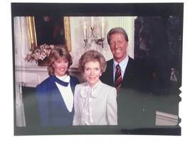 Nancy Reagan Joan Lunden David Hartman GMA Vintage Original Film Negative 4 x 5 - £11.80 GBP