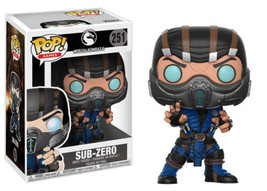 Mortal Kombat Video Game Sub-Zero POP! Vinyl Figure Toy #251 Funko NEW MIB - £9.89 GBP