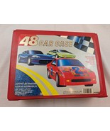 Vtg Tara Toy 48 Car Carrying Red Case Porsche Rare Hot Wheels Matchbox W... - $39.59