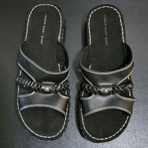 VTG 90s Lower East Side Chunky Lug Sole Jammer Platform Slide Sandals Wo... - $45.63