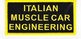 Italian Muscle Car Engineering Sew/Iron Patch Embroidered Maserati - $3.99