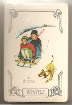 Collectible Playing Cards Norman Rockwell &quot;Winter&quot; Unopened Made in U.S.A. - £15.78 GBP