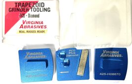 Virginia Abrasives Trapezoid Grinder Tooling PCD + Diamond 425-H08670 (3pk) - $64.35
