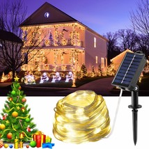 Outdoor Solar String Lights Timing Rope Twinkle Fairy Lights Xmas Party Decor Us - £19.73 GBP