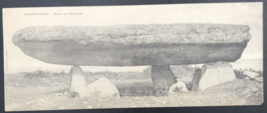 c1910s Panoramic Locmariaquer Dolmen des Marchands Megaliths Postcard Fr... - $18.53