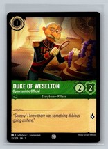 Disney Lorcana TCG: The First Chapter Duke Of Weselton 73/204 Common NON... - £1.48 GBP