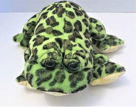 Ganz Webkinz Green, Black &amp; Yellow Bull Frog Plush  Stuffed Animal NO CODE - £6.04 GBP