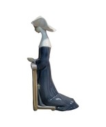 Lladro figurine, #5502, Meditation,  Nun Blue Kneeling Praying woman Ret... - £112.88 GBP
