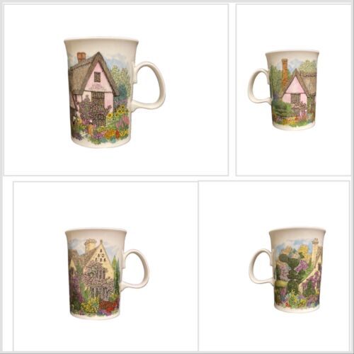 Primary image for DUNOON MANOR HOUSES 2-Mugs Designed Sue Scullard Fine Bone China Coffee Tea Cup