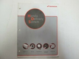Honda Delivery System Guide Manual FACTORY OEM BOOK MCR 4496-9371 - €6,88 EUR