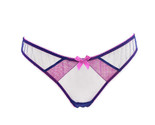 L&#39;AGENT BY AGENT PROVOCATEUR Womens Panties Sheer Elegant Purple Size S - £33.48 GBP