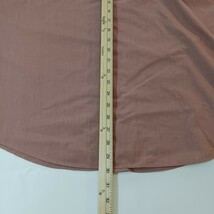 Perry Ellis America Men's Burnt Red Cotton Blend Button Up Shirt Long Sleeve XL image 14