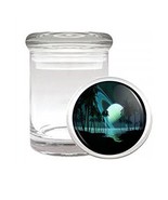 Jupiter Sea Space Planet Em1 Medical Glass Stash Jar 3&#39;&#39; X 2&#39;&#39; Herb And ... - $10.79 CAD