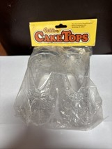 Wilton clear baby shoes Cake topper Caketop New NOS - $5.93
