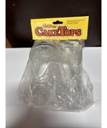 Wilton clear baby shoes Cake topper Caketop New NOS - $5.93