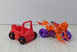 Imaginext DC Super Friends Joker Fun House Red Car  Orange Purple Motorc... - $12.86