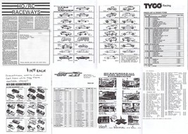 24 Page 5x8&quot; B/W Ho Rc Raceway Vintage Slot Car Afx Tyco Catalog Cool Reference! - £3.15 GBP