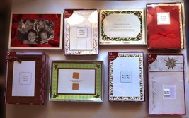 Lot of 130 (4x6) PHOTO FRAME Greeting Cards Gold Holiday Christmas New Years NEW - £51.51 GBP