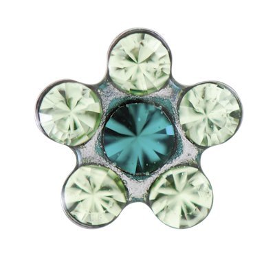 Sensitive Stainless Daisy August Peridot May Emerald - £7.85 GBP