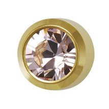 Universal June Ear Piercing Birthstones 6 Pair Alexandrite 24 K Gold Car... - $9.99