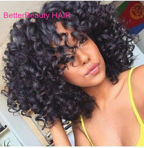 Curly Brazilian Glueless full lace wigs&amp;lace front wigs human hair wigs - £82.26 GBP+