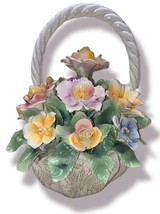 Capodimonte - Large Centerpiece Flower Basket - Made in Italy - RARE  12x11x14&quot; - $183.97