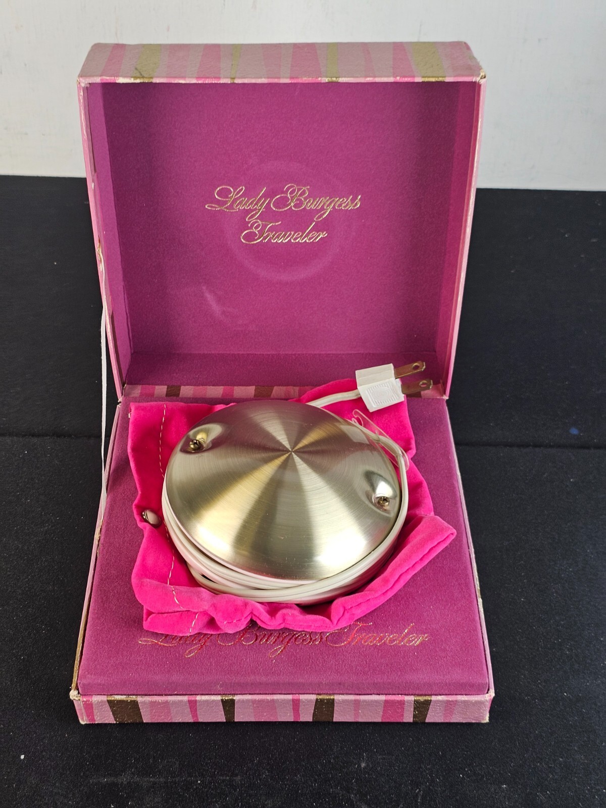 Vintage 50’s Lady Burgess Traveler Heat/Massage Vibrocrafters Model VM-1... - $59.35