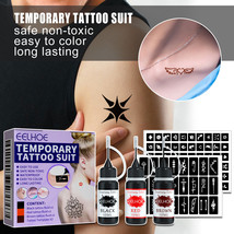 EELHOE Juice Tattoo Kit Waterproof Temporary Juice Tattoo Liquid Hollow ... - $8.60+
