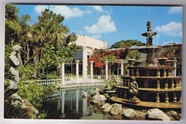 Florida Postcard Clearwater Fountain Kapok Tree Inn - £1.65 GBP