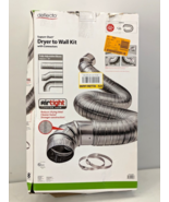 Deflecto 8 ft. Complete Airtight Semi-Rigid Dryer Vent Hook Up Kit for 4... - $35.06 CAD