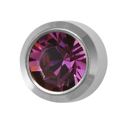 SELECT Stainless Regular Birthstone February - $9.99