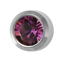 SELECT Stainless Regular Birthstone February - £7.95 GBP