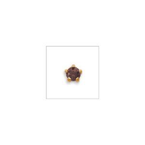 Studex Sterilized Piercing Earrings Ear Stud Birthstar February - $4.09