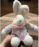 Vintage Main Joy Limited Easter Plush Stuffed Animal Bunny Rabbit Floral... - €14,61 EUR