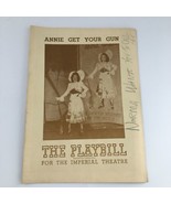1946 Playbill The Imperial Theatre &#39;Annie Get Your Gun&#39; Mary Ellen Grass - £37.26 GBP