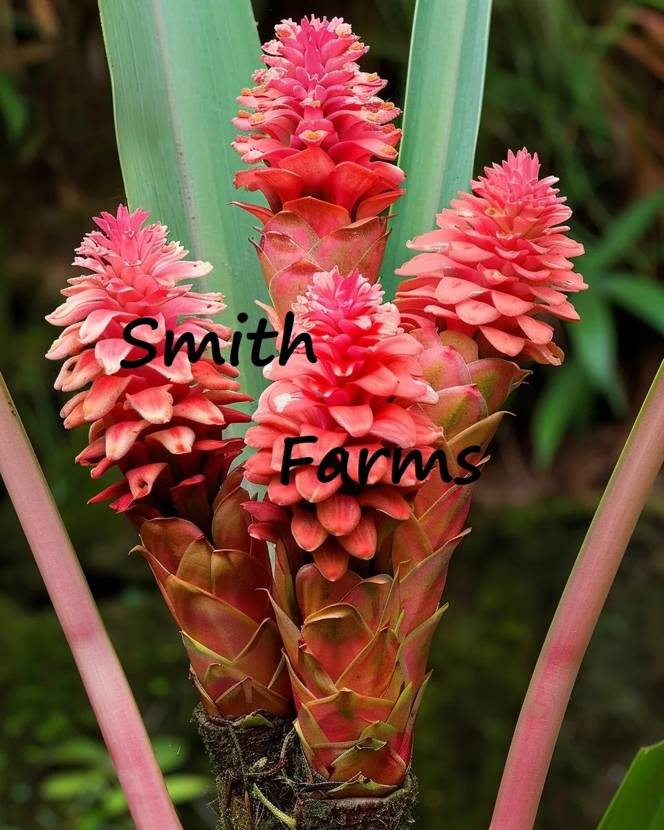 25 Seeds Red Beehive Ginger Flower Zingiber Spectabile Fast US Shipping - $9.50