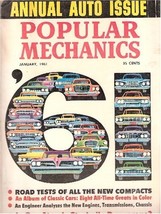 Popular Mechanics January 1961 (Annual Auto Issue, Volume 115 Number1) [Single I - £6.83 GBP