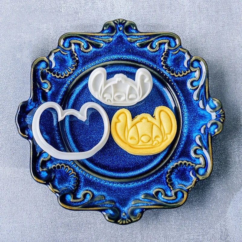 Stitch Cookie Cutter Kawaii Cartoon Figures Biscuit Mould 3D -Stitch-10 - $4.40