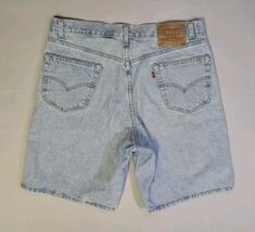 Vintage Levis 550 Jean Shorts Mens 36 Baggy Relaxed Fit Jorts Y2K 2001 M... - $20.08