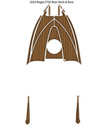 2010 Regal 2750 Rear Deck Bow Pad Boat EVA Foam Teak Deck Floor Mat Floo... - $1,025.78 CAD