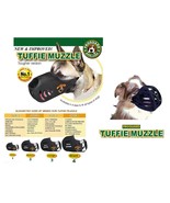 TUFFIE Dog MUZZLE Comfort Padded NO BITE ULTRA HEAVY DUTY QUICK EasyFIT ... - £11.70 GBP+