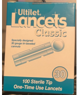 Ultilet Sterile 30G Lancets Classic 100- exp.2027 - $288.46 MXN