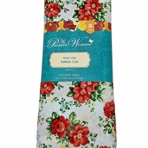 The Pioneer Woman Vintage Floral White Background Fabric 3 Yards Cotton 44wx108 - £15.14 GBP
