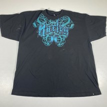 Hurley T Shirt Adult 2XL Mens Black Blue Skate Surf Beach Casual Graphic Tee - £8.67 GBP