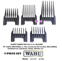 Wahl Attachment GUIDE 5 in 1 Blade 5 COMB SET for BRAVURA,Motion,Beretto... - £37.43 GBP