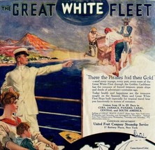 Great White Fleet Steampship 1920s Advertisement United Fruit Company DW... - £55.81 GBP