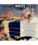 Great White Fleet Steampship 1920s Advertisement United Fruit Company DW... - £54.66 GBP