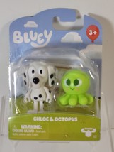 Bluey and Friends Story Starters Toy Chloe and Octopus 2.5&quot; Figures Dog Figure - £11.22 GBP