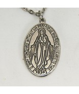 O Mary Conceived Without Sin Necklace 20&quot; Chain Catholic - £10.24 GBP