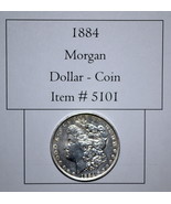1884, Morgan Silver Dollar, # 5101, rare coins, silver dollars, vintage ... - £84.90 GBP